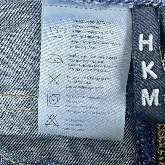 HKM Texas Dual-Tone‎ Denim Riding Jeans Men's 44 Equestrian Moto Hybrid Style - Picture 10 of 16